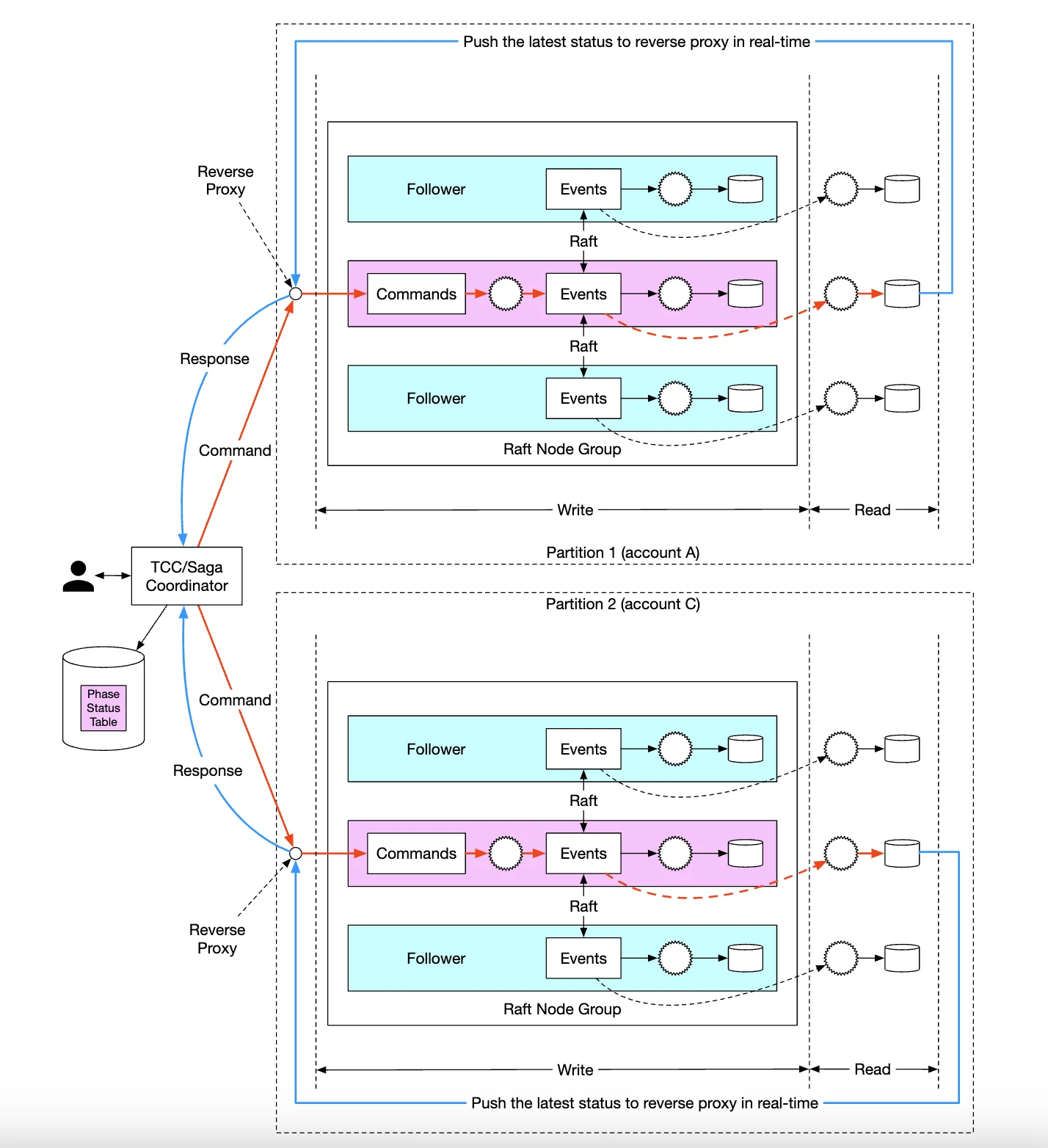 分片的 Raft 组